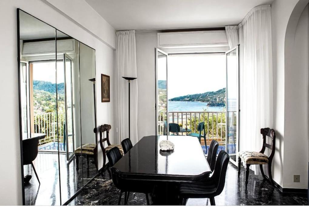 Vista Mare Paradiso A Rapallo Bagian luar foto