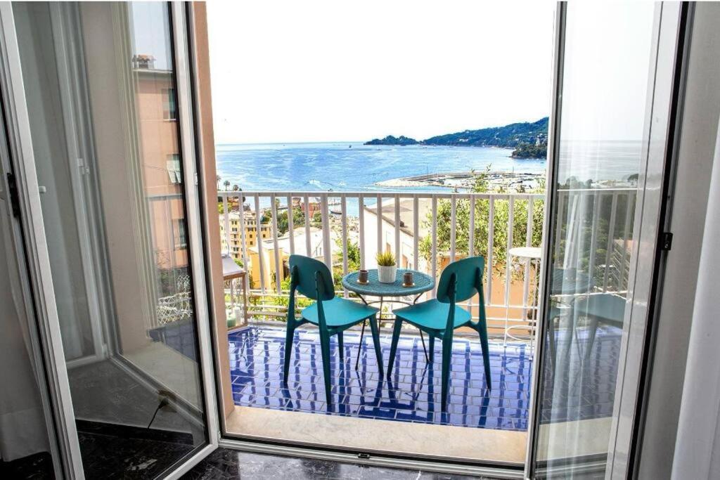 Vista Mare Paradiso A Rapallo Bagian luar foto